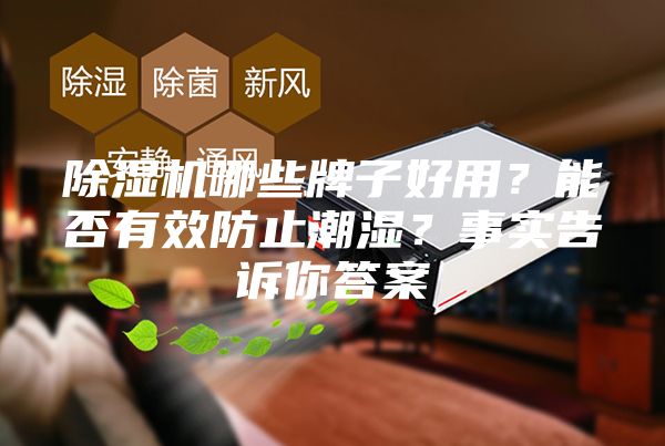 除湿机哪些牌子好用？能否有效防止潮湿？事实告诉你答案