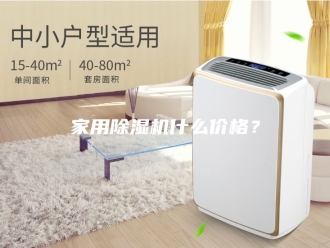 行业新闻家用除湿机什么价格？