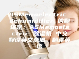 常见问题ASMemoelectric dehumidifier 的翻译是：ASMemoelectric 除湿机 中文翻译英文意思，翻译英语